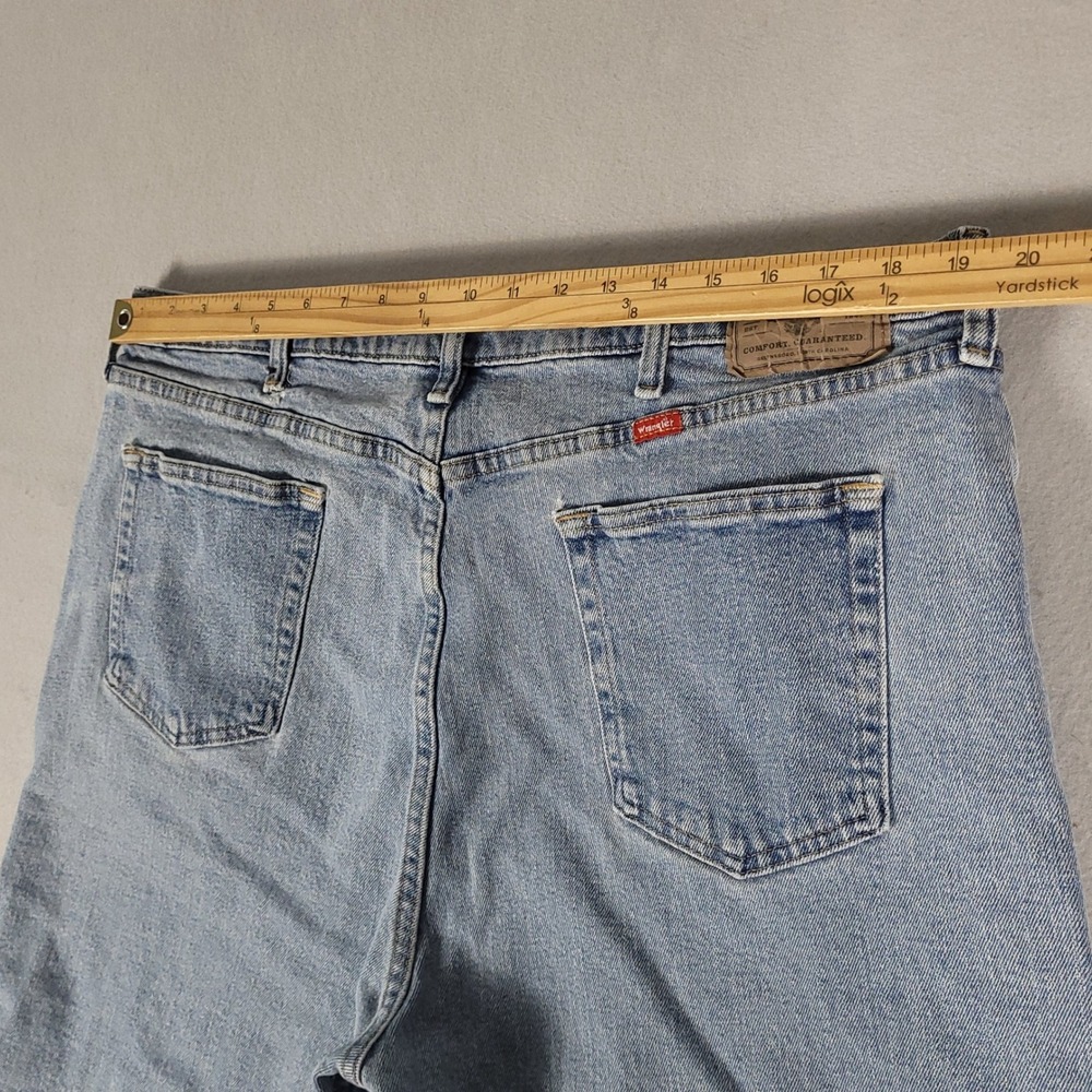 Wrangler Denim Shorts Mens 40 Blue Relaxed Fit Cotton 606WFDT - Picture 4 of 10